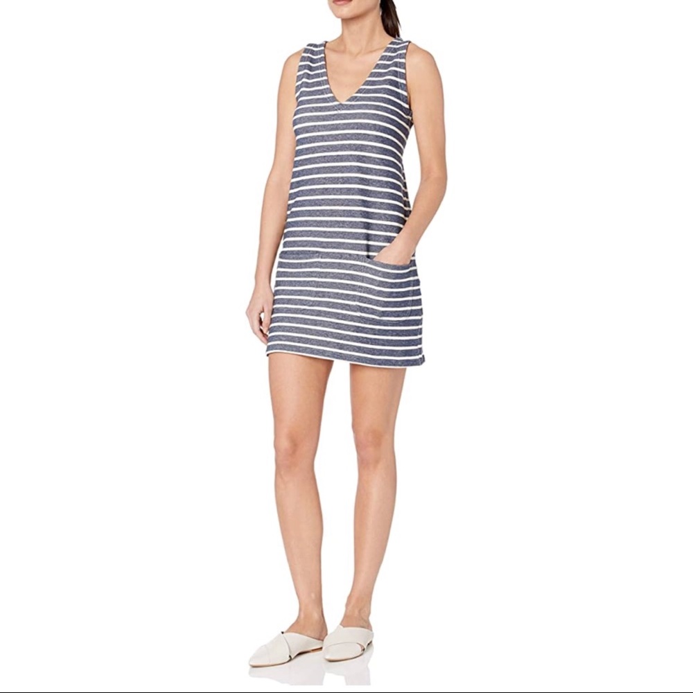 NWOT French Connection Normandy Stripe Vneck Dress